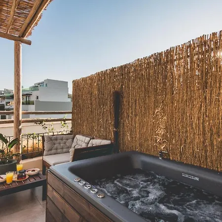 Luxury With Acropolis View Terrace And Jacuzzi - Living Stone Moonstone